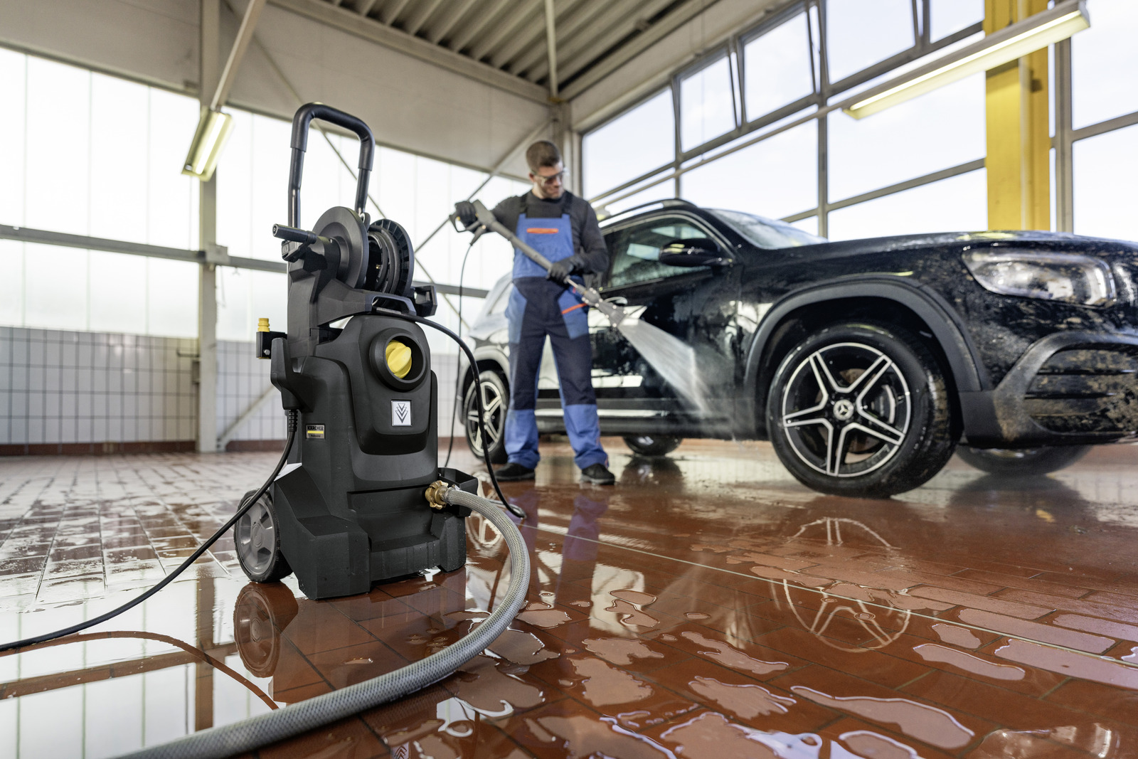 Háþrýstidæla HD 5/13 EX classic m/EcoBooster og froðubrúsa