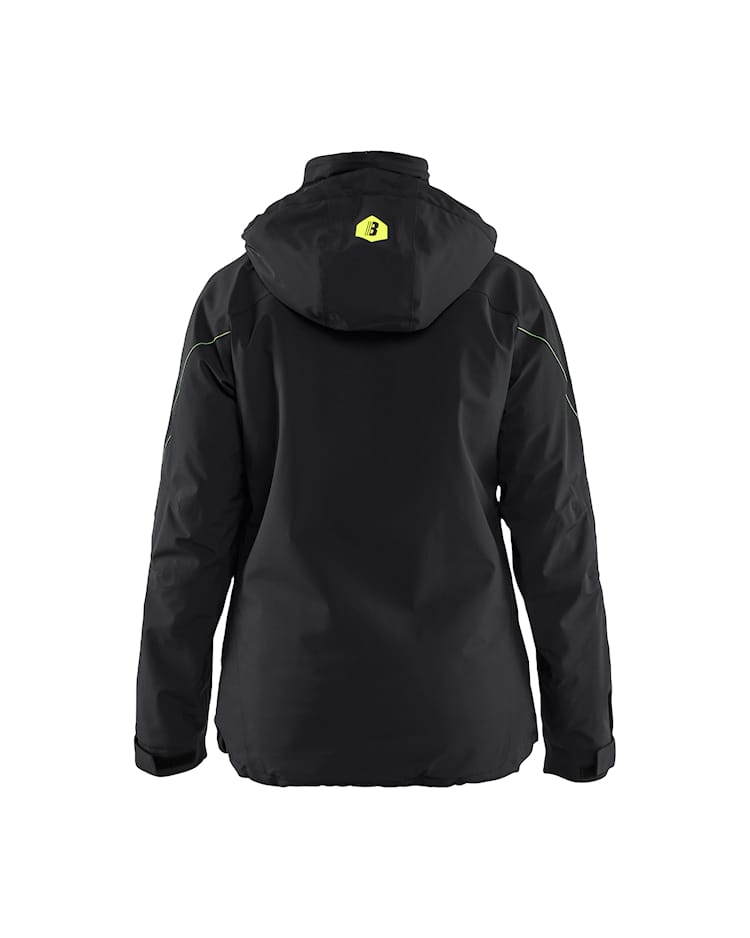 KV. JAKKI FUNCTIONAL SVÖRT/GUL L