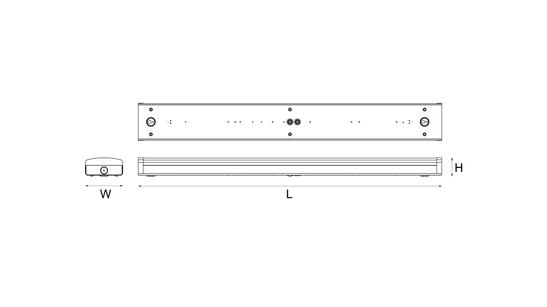 Hurdal MAXI 3K-38W-DALI2-IP44 Hv.
