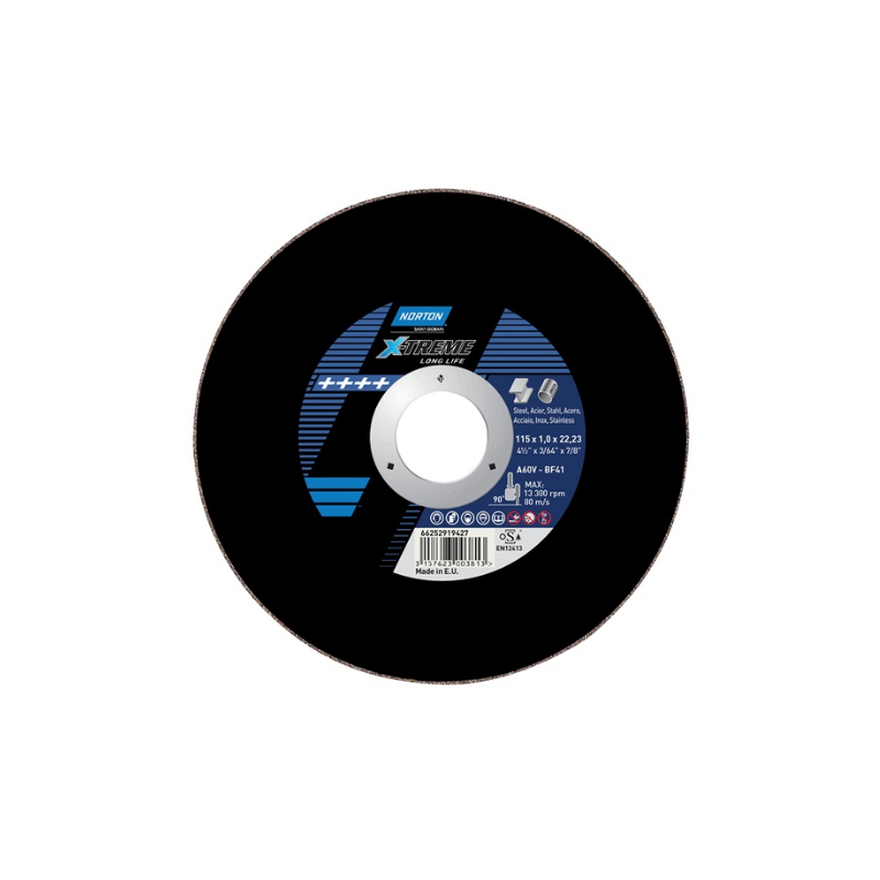 Skurðarsk 125x1,0 100stk Norton X-Treme Pro 