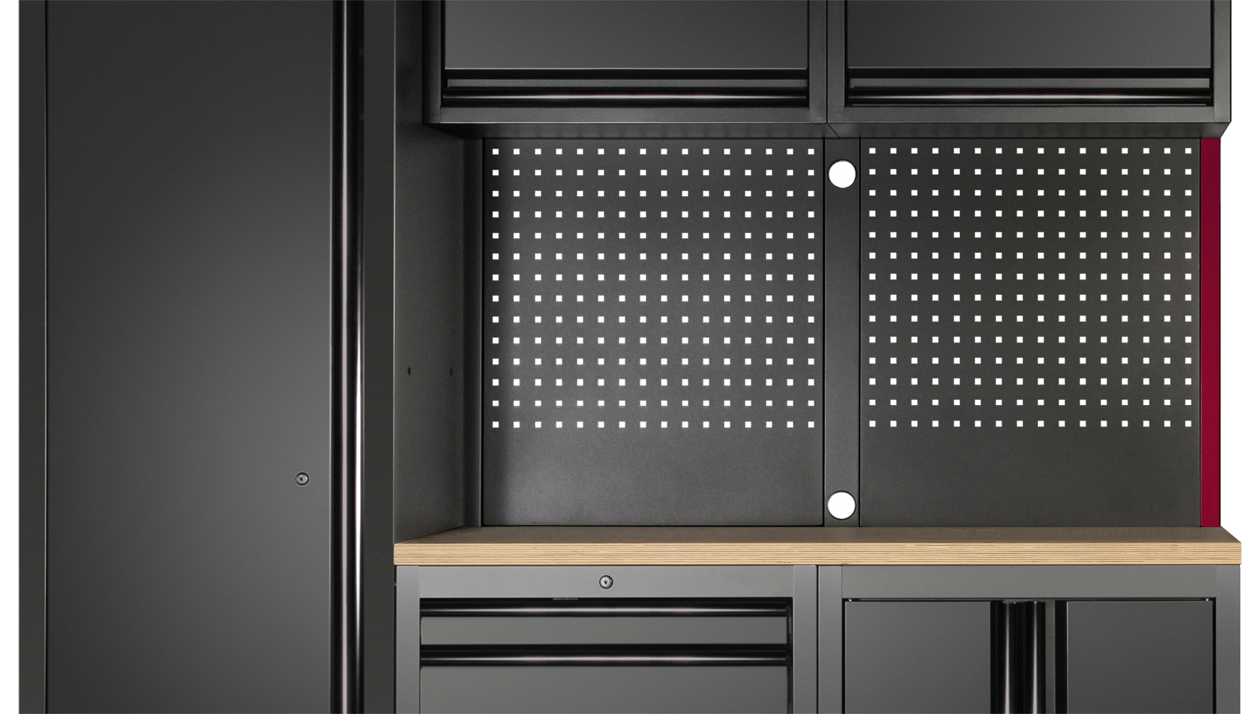 Tengijárn fyrir gataplötur SVART