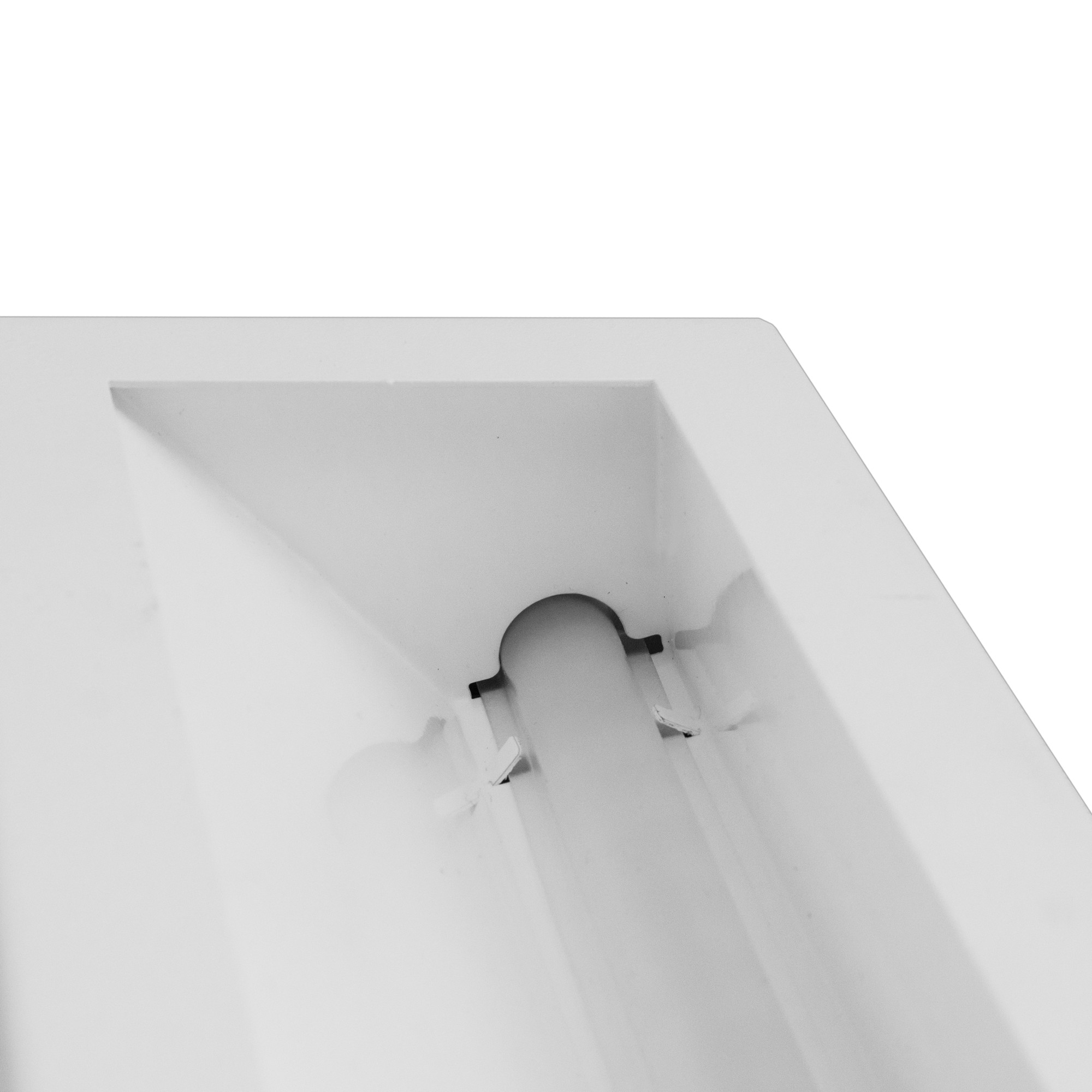 ASTAP 35W 3000K 4800lm asym DALI hvítur Stærð:1195x100x60mm