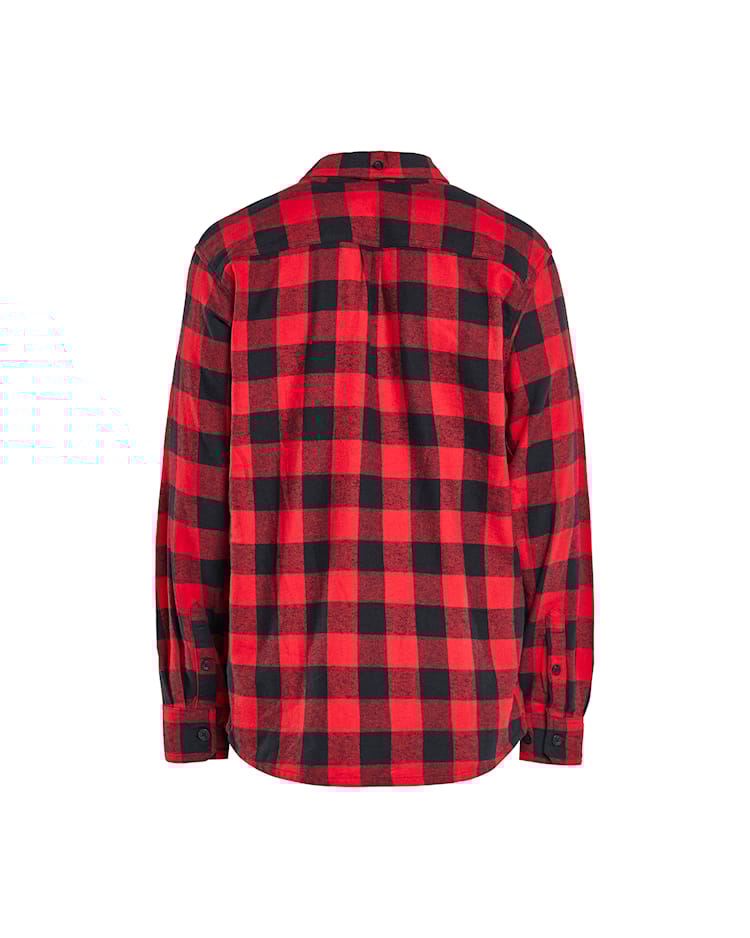 Flannelskyrta rauð 3XL