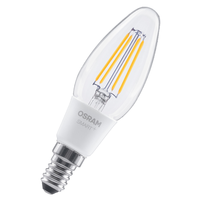 SMART+Matter Kerti E14 Glær DIM 470lm 2700K