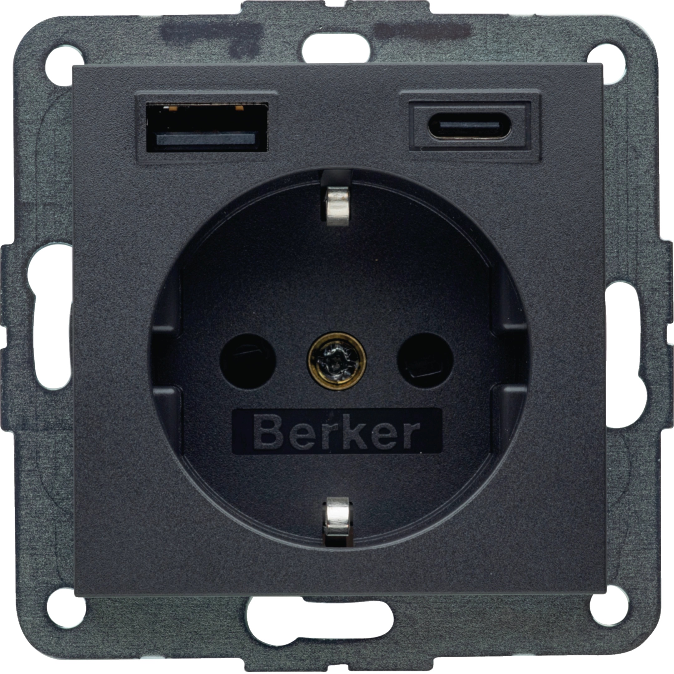 Tengill með barnavörn og USB A-C S1 svart