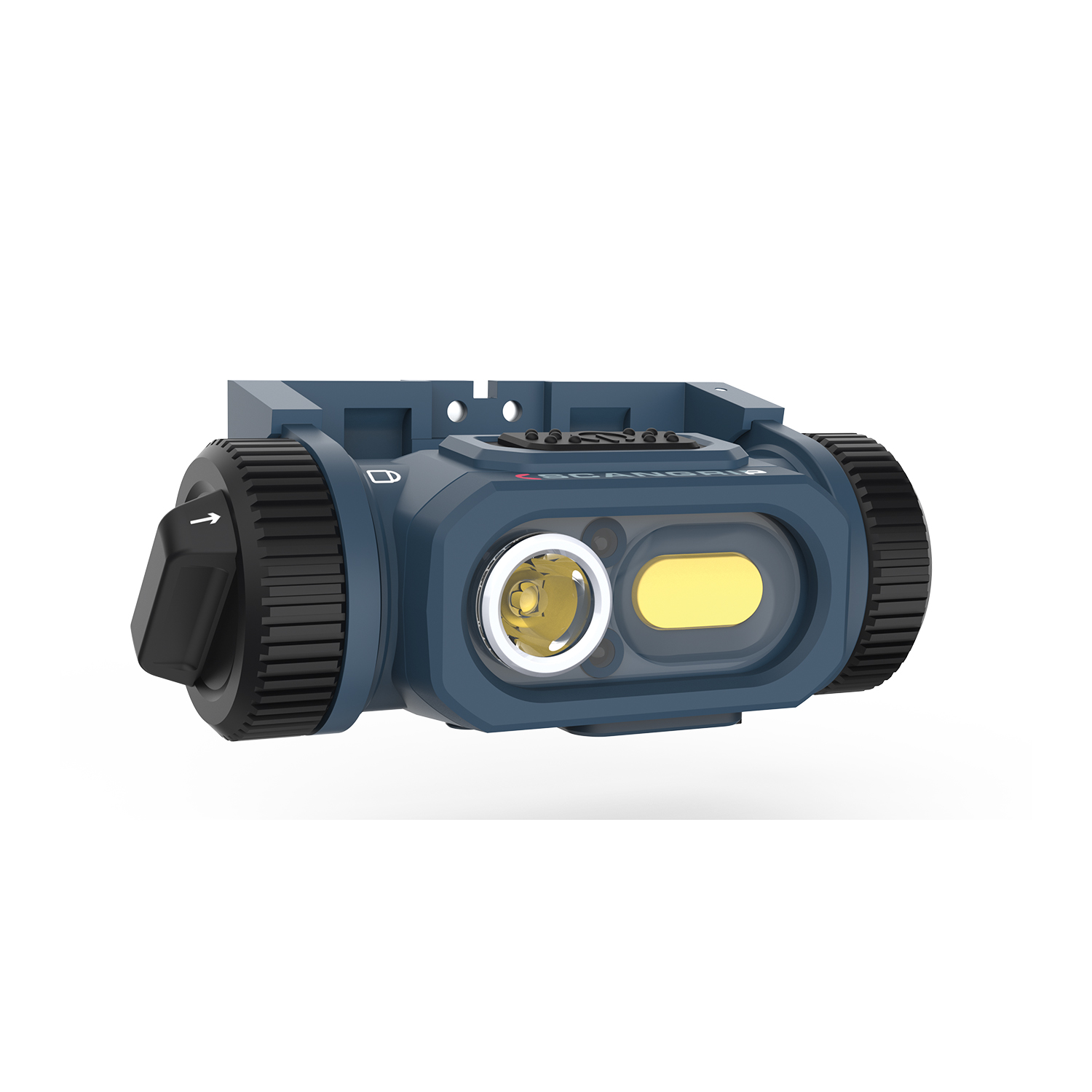 Höfuðljós á hjálm Horizon, með skynjara