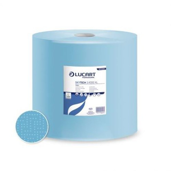 Iðnaðarþurrkur bláar 3-laga 