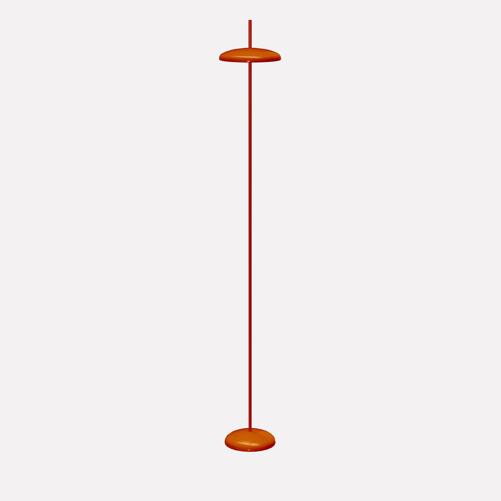 Nexia Porte gólflampi Rauður 5W 300lm USB hleðsla