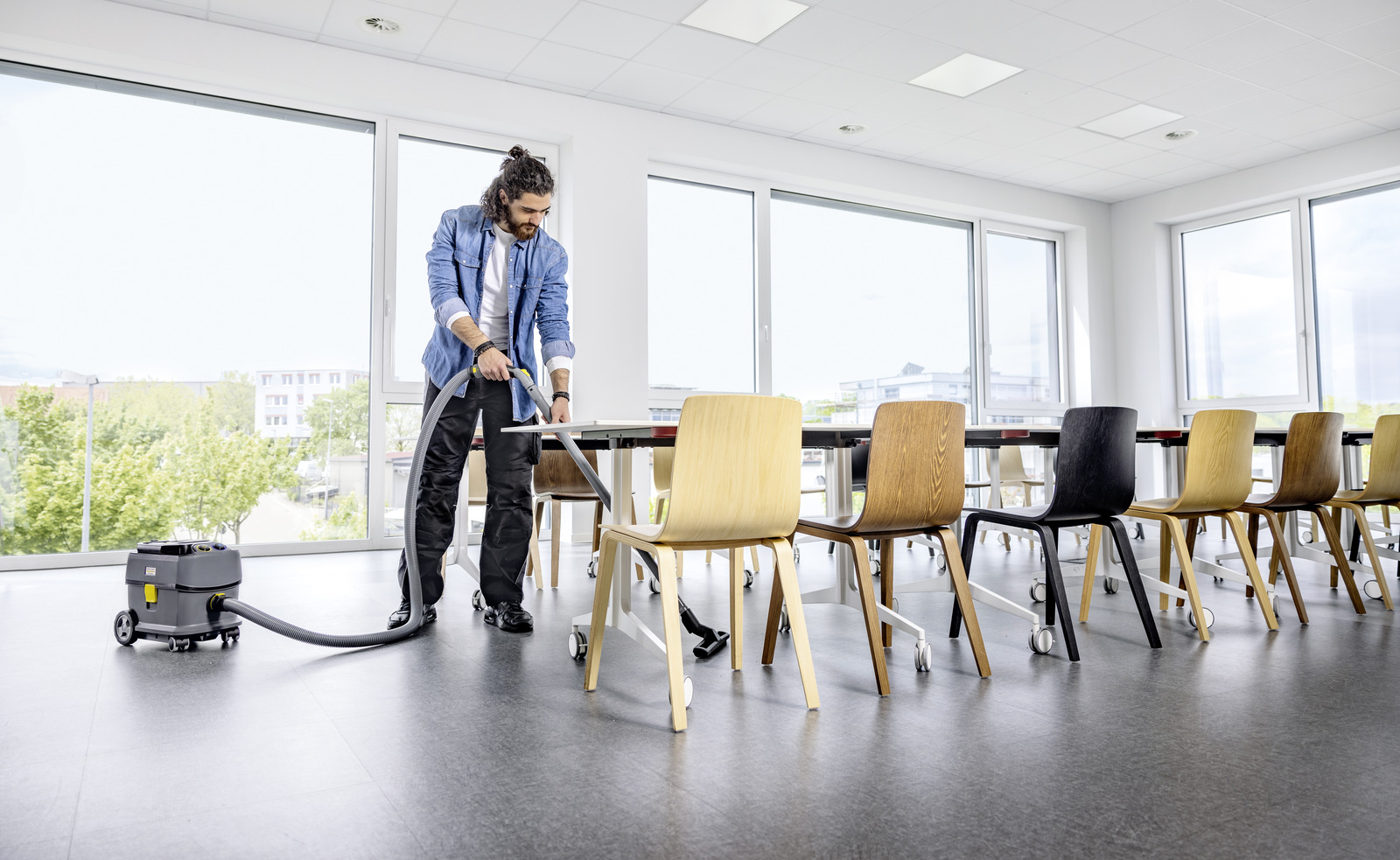 Ryksuga T 10/1 rafhlöðu fyrir þurrt.  stök vél