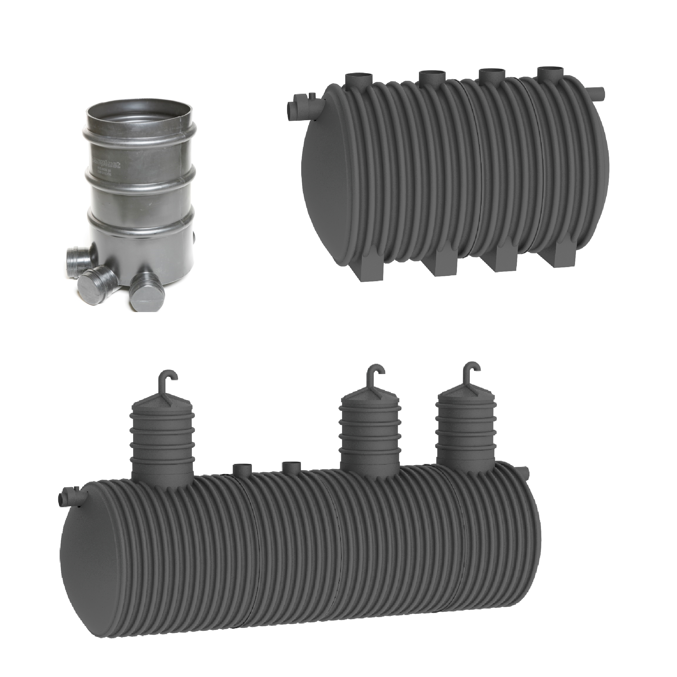 Brunnar/Sandföng/ Rotþrær
