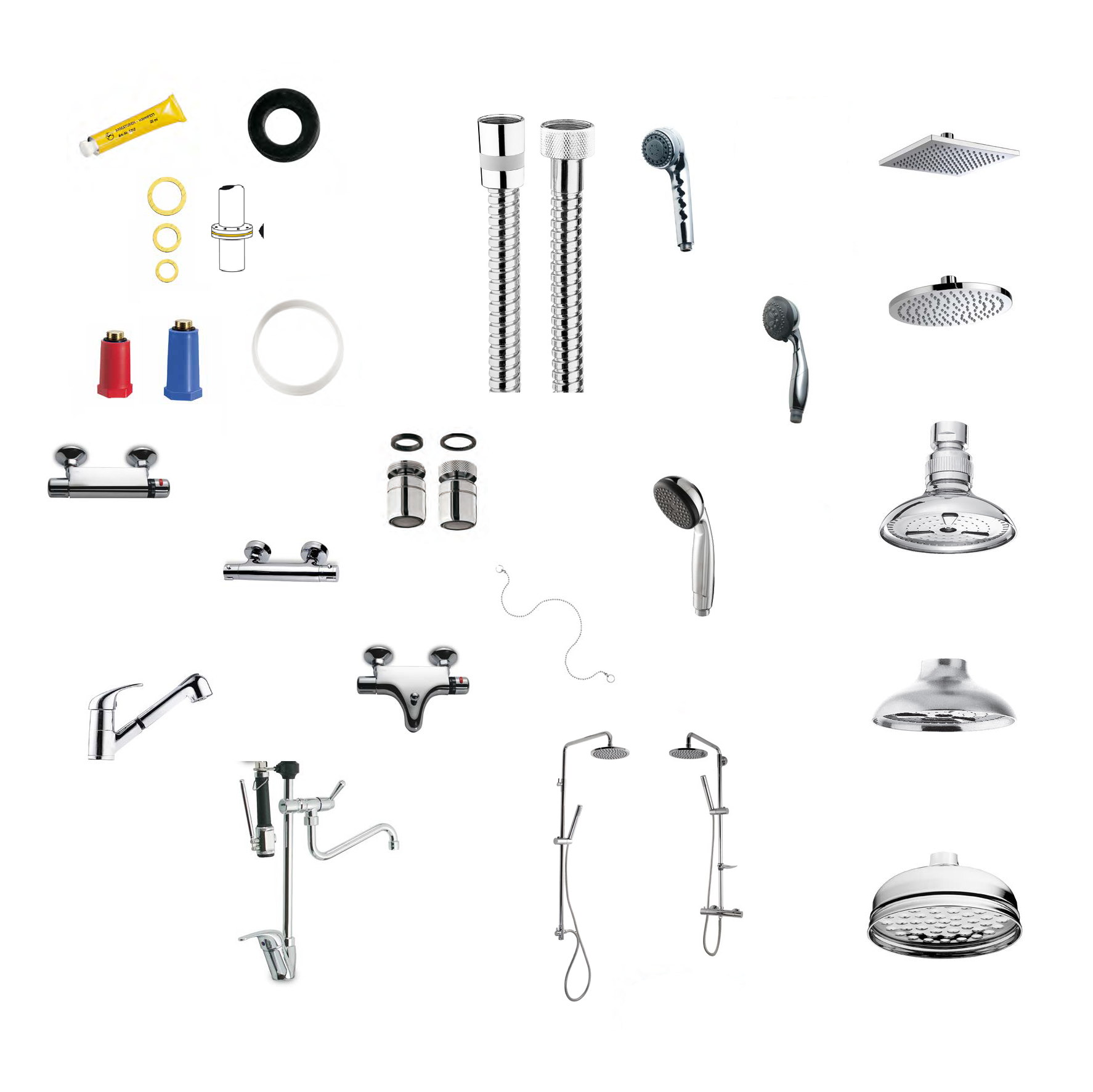 Blöndunartæki - fylgihlutir