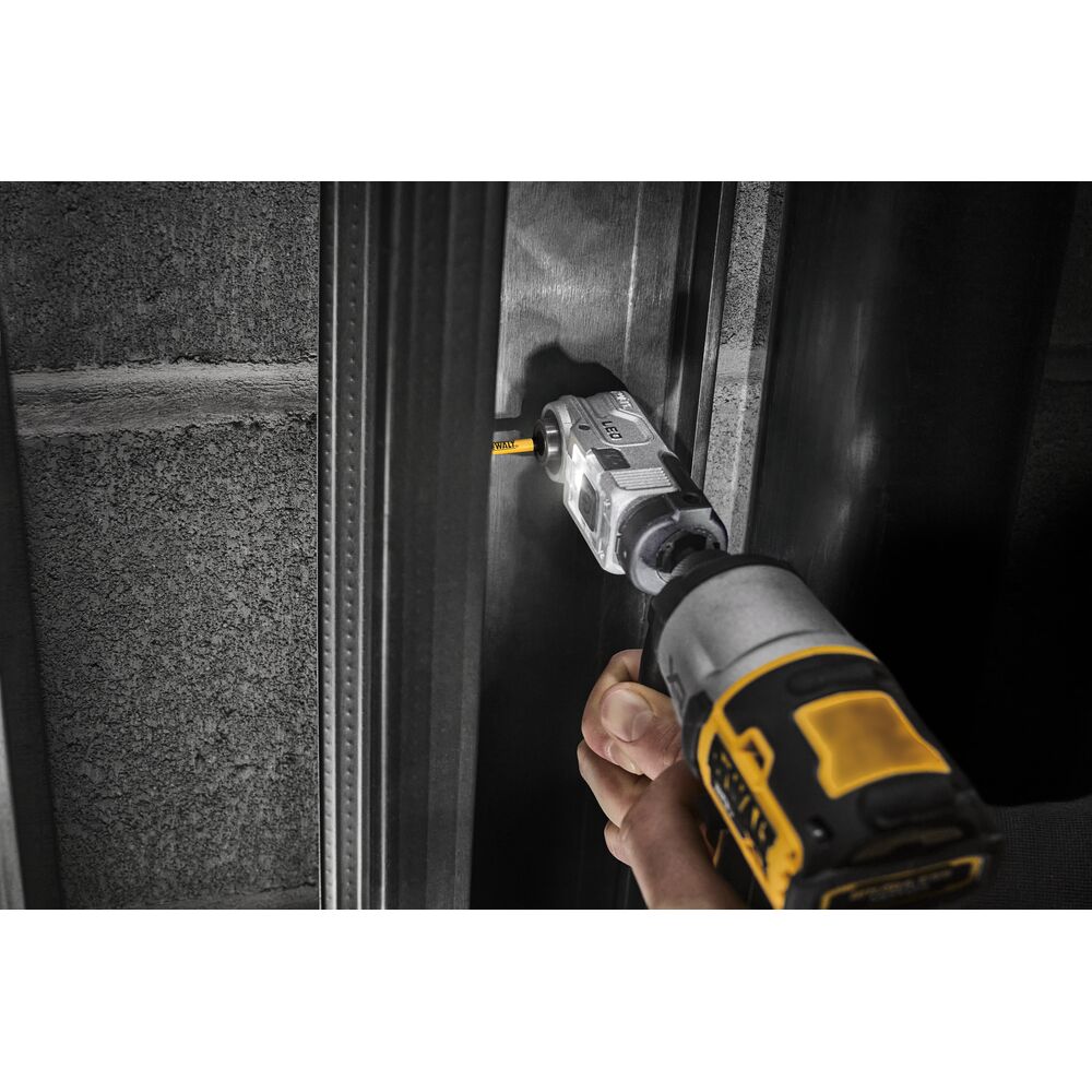 Vinkildrif með LED ljósi fyrir hersluvélar 1/4"