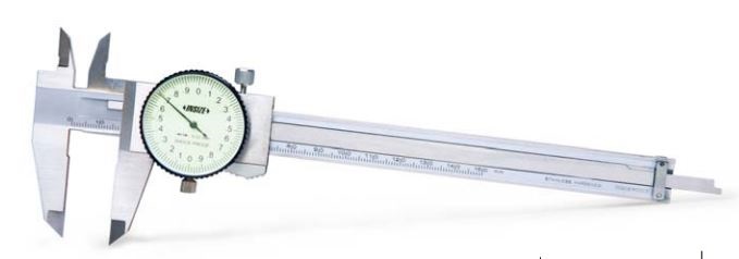 Rennimál 0-150mm  0,02mm Skífa