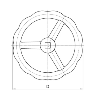 Lokahjól 3/4"-2" HAWLE