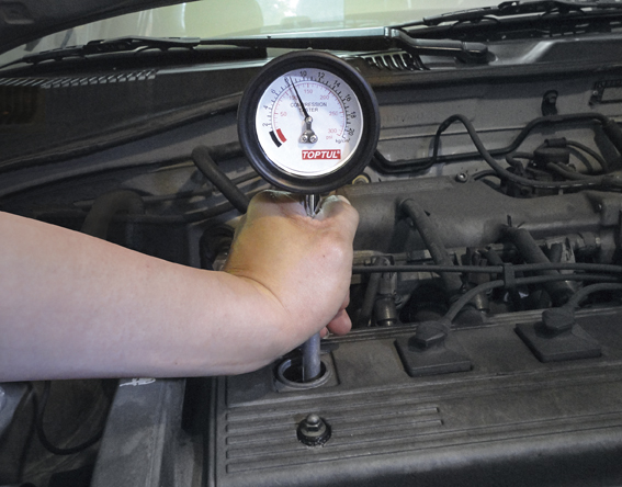 Þjöppumælir ( bensín vélar)