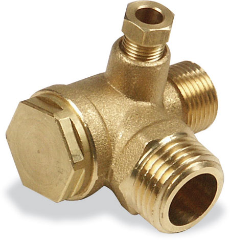 Einstefnulok 1/2" - 1/2" utansn