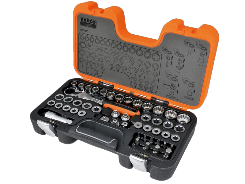 Topplyklasett Pass-through 53stk