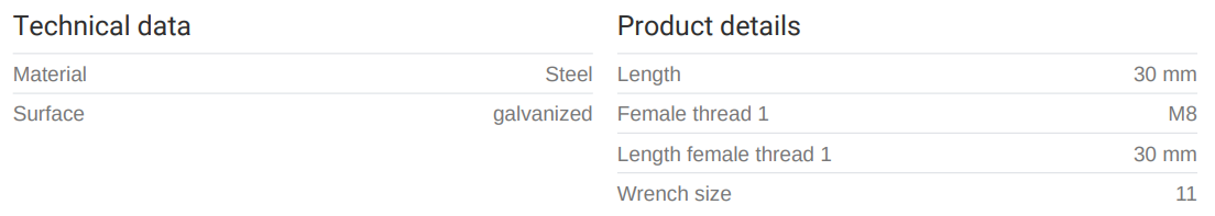 Langrær 8x30mm Könnt.