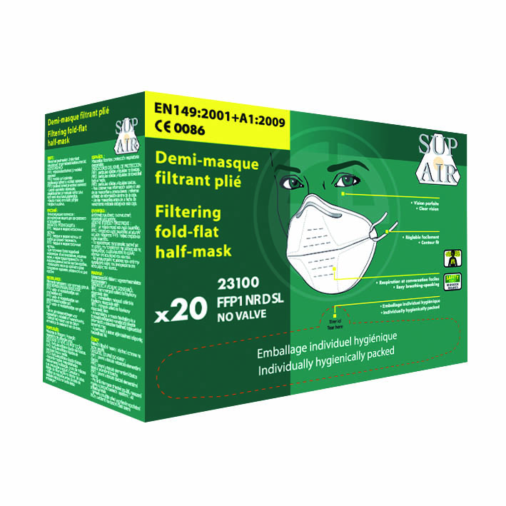 Rykgrímur FFP1 án ventils 20stk