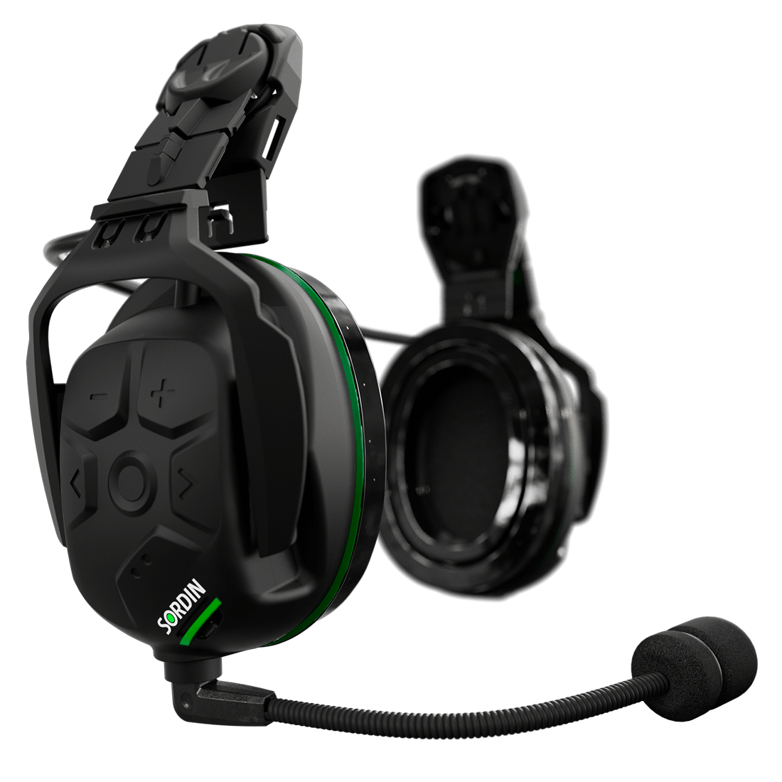 Heyrnarhlíf Sordin Sharp Bluetooth hjálmur Okkar besta verð