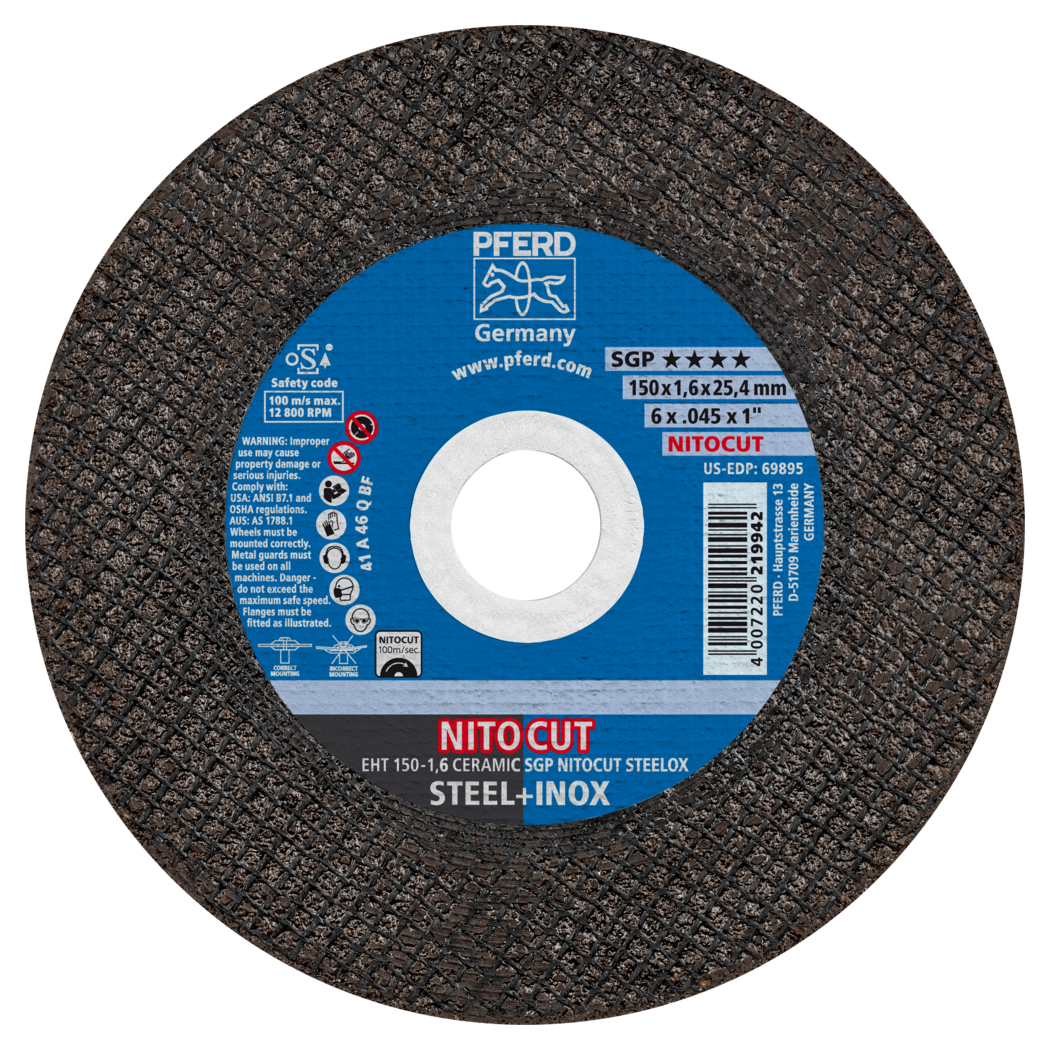 Skurðarskífa 150x1,6mm Nitocut