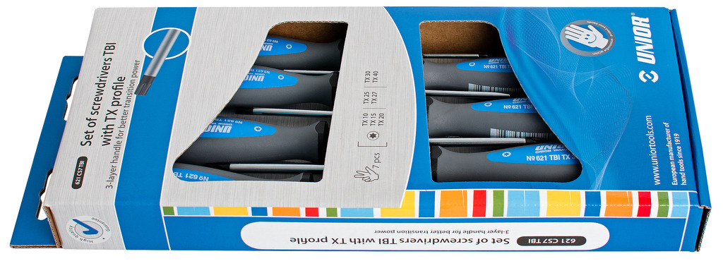 Skrúfjárnasett 7stk TX