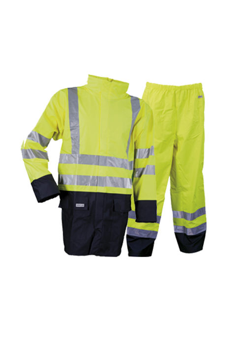 REGNSETT ORANGE/NAVY 3XL