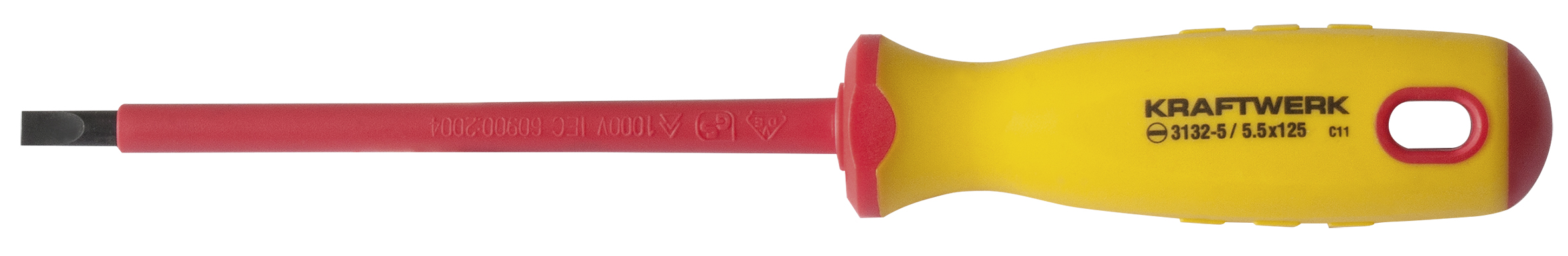 Skrúfjárn slétt 1000V 6,5 x150