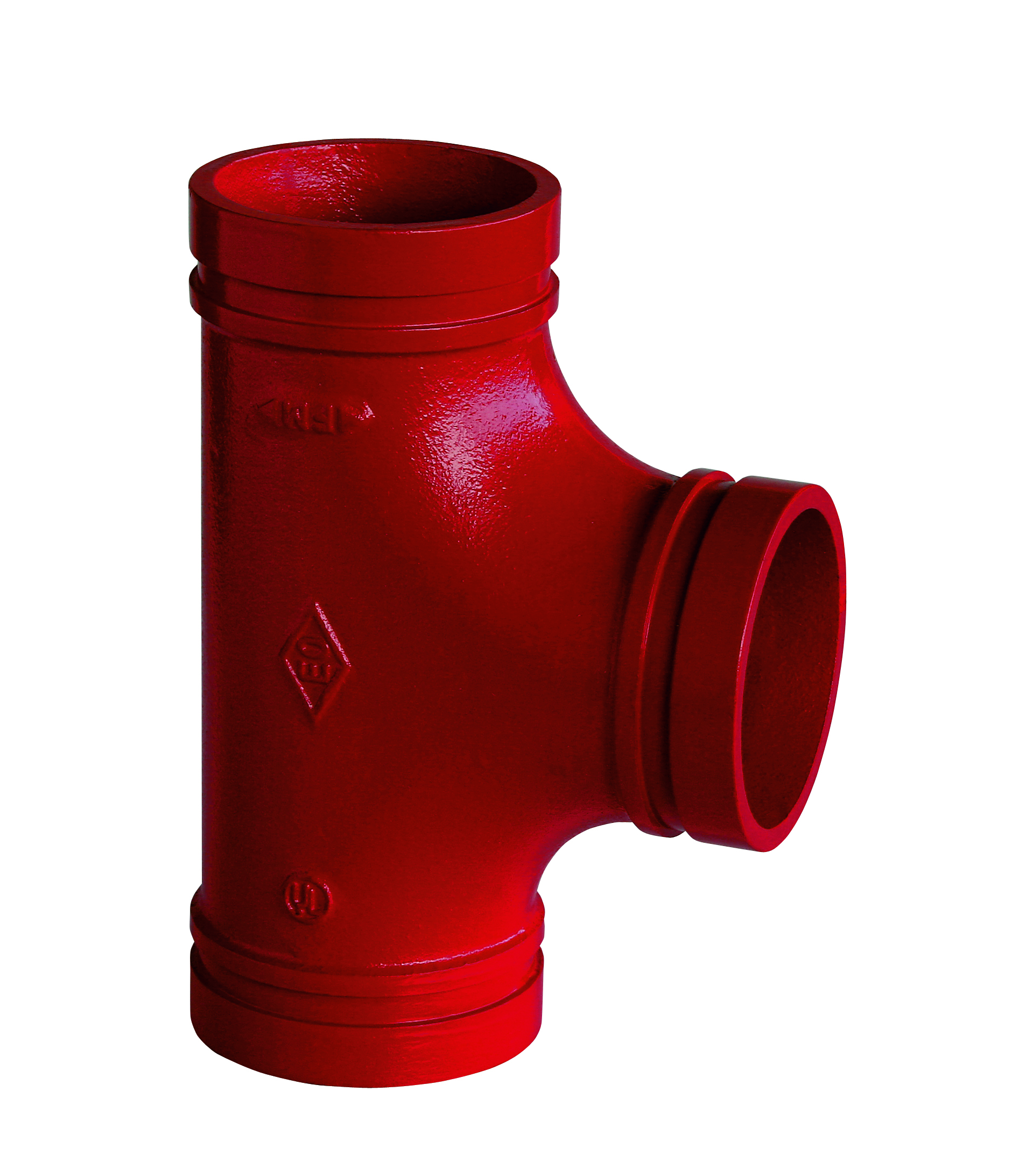 Gróp té 11/2" rauð (ks)