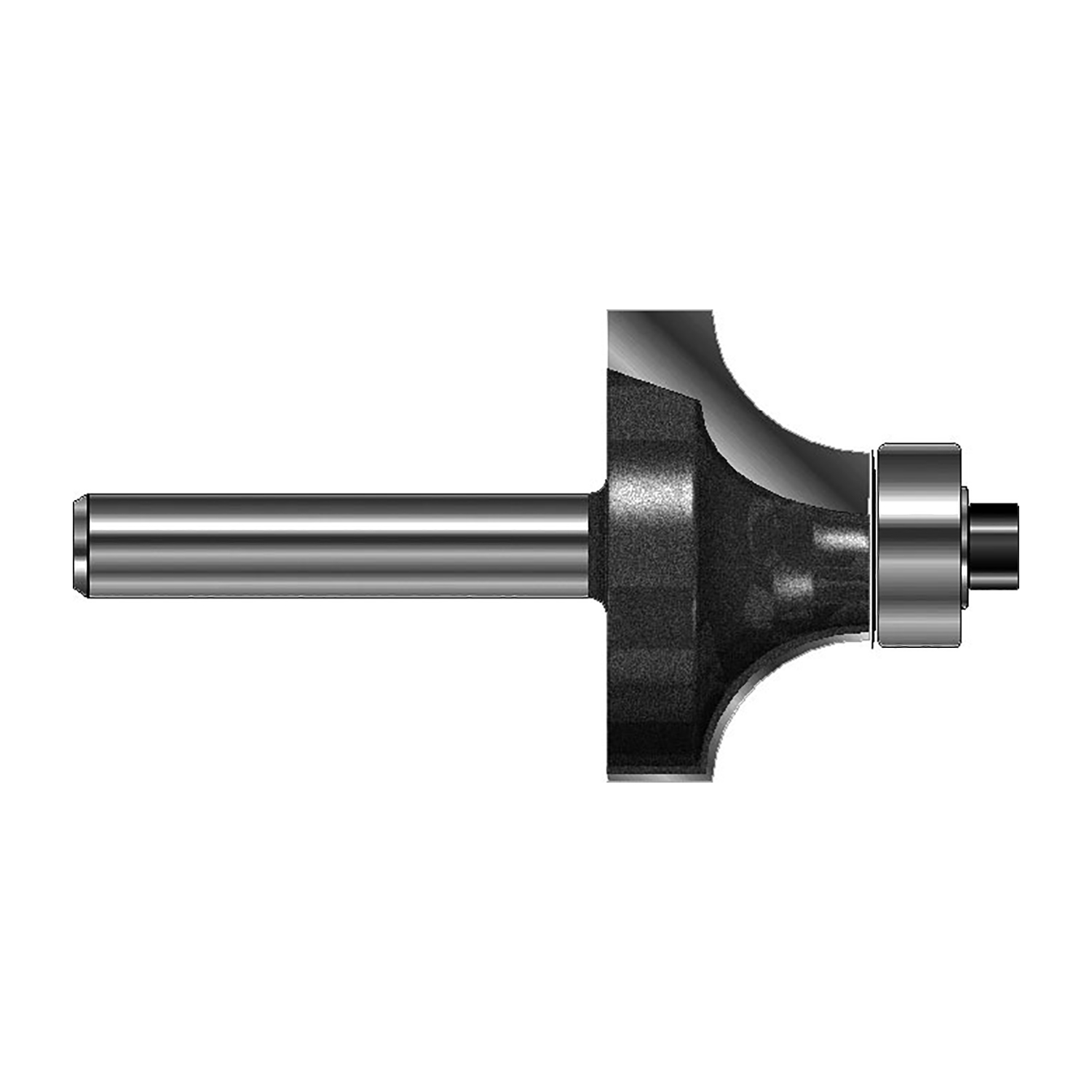 Fræsitönn rún með legu 25,4mm