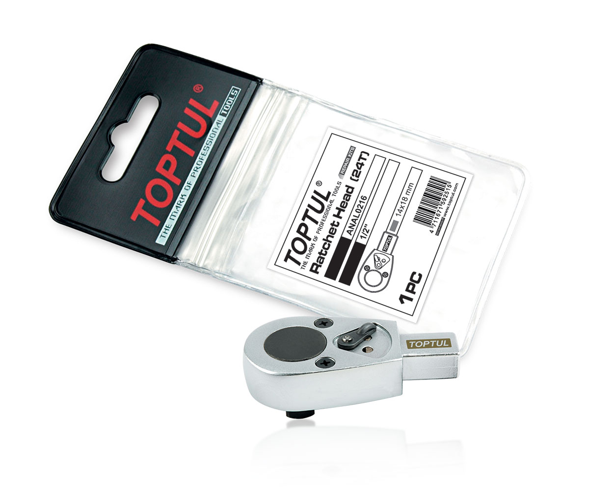 Skrallhaus 1/2" á herslumæli