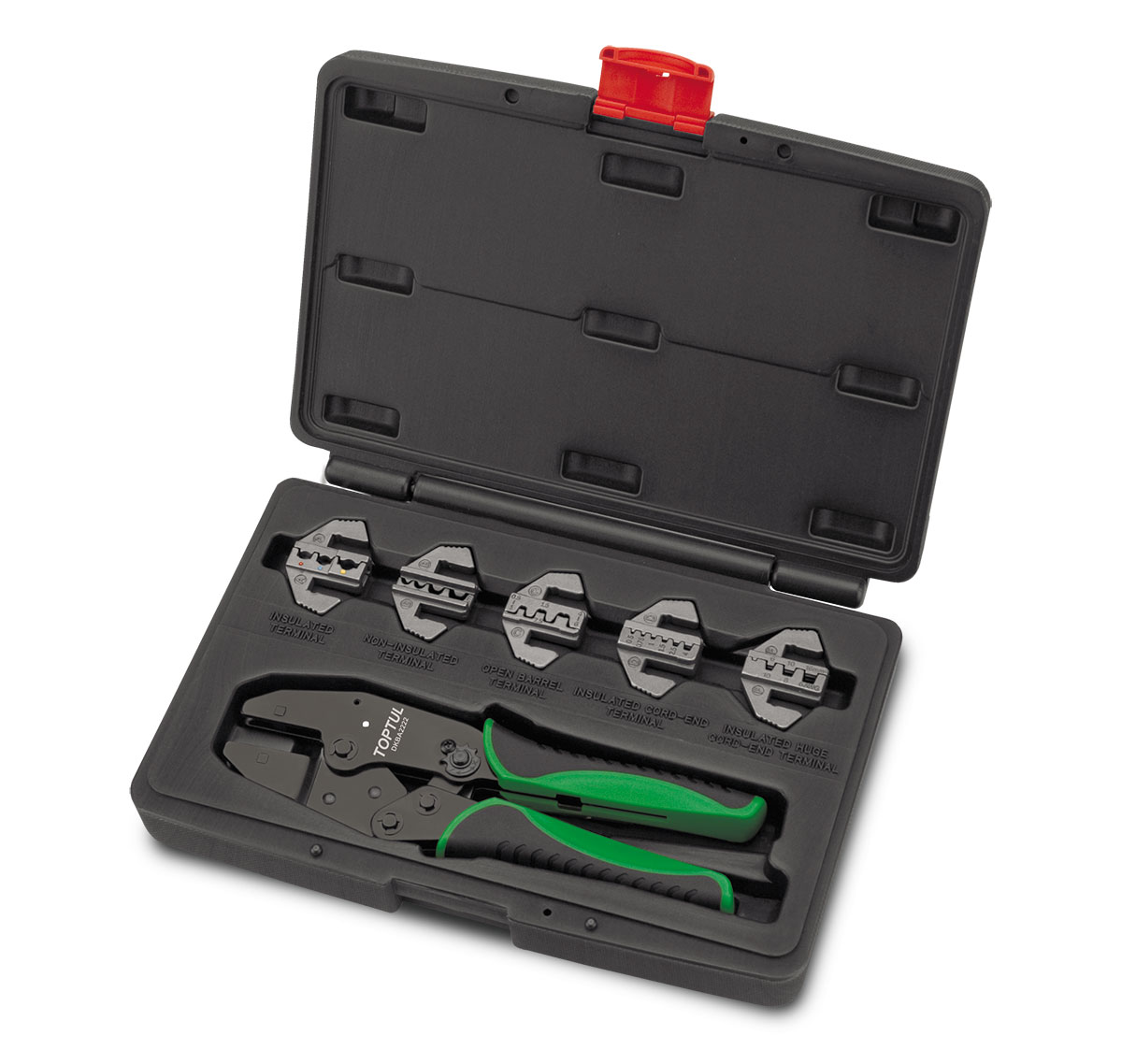 Skótöng Toptul + 5 kjaftar