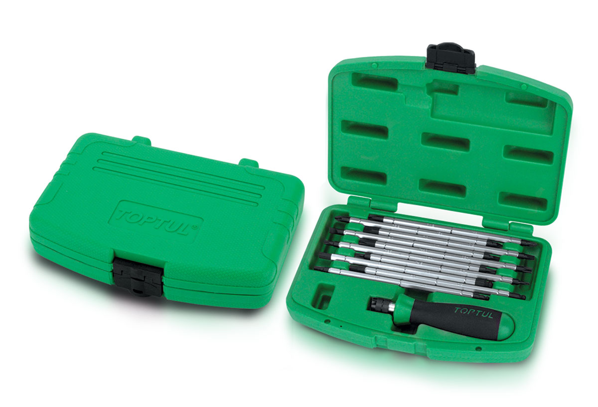 Skrúfjárnssett  -handfang+járn