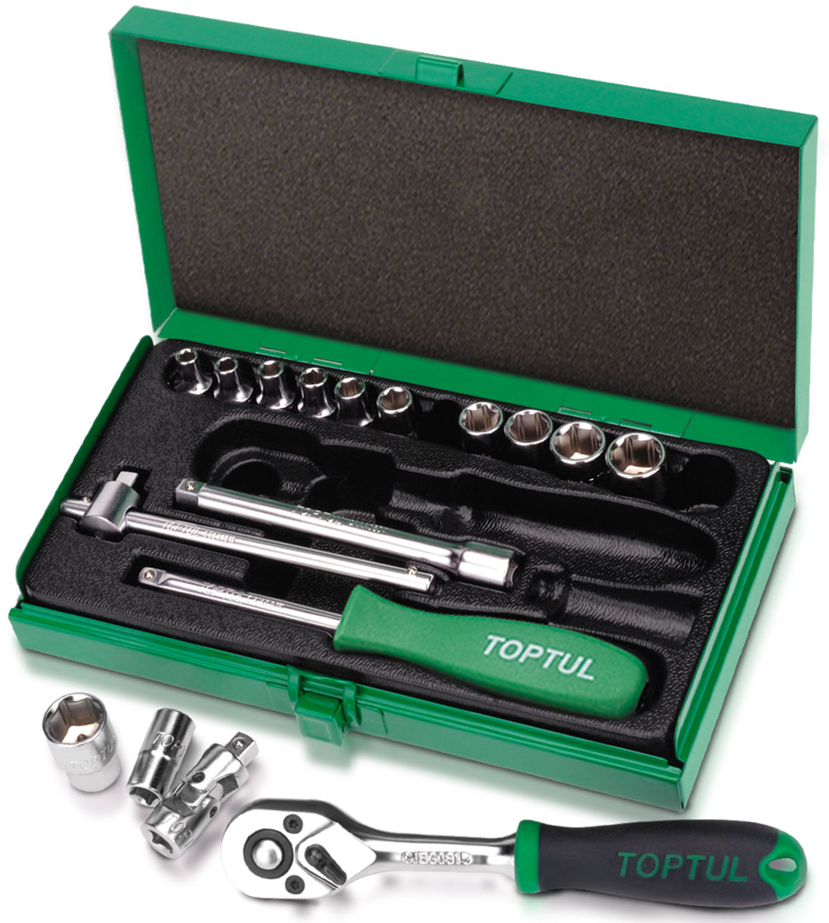 Topplyklasett 17 stk