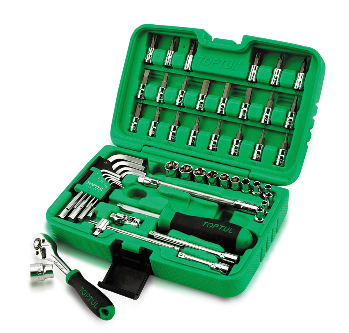 Toppl, og bitasett  51 stk