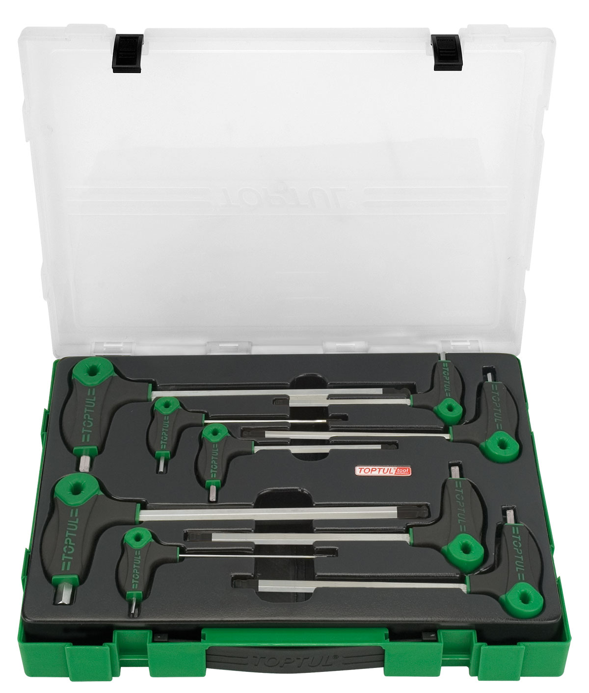 Sexkantasett 9stk í plastkassa