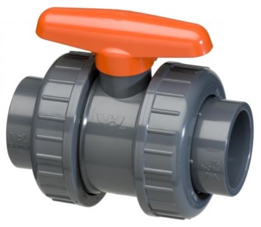 Kúluloki M. 2Union 20mm UPVC