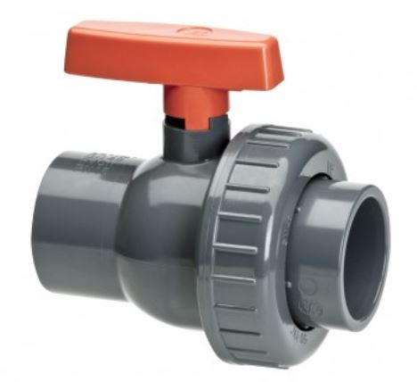 Kúluloki M. 1Union 25mm UPVC