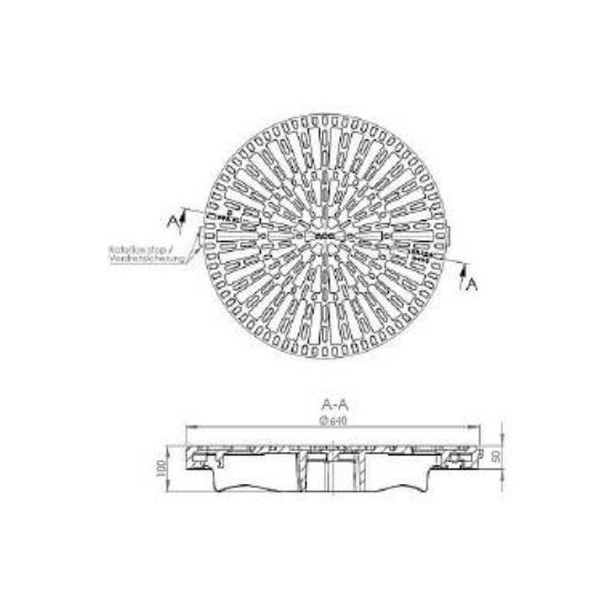Brunnrist Ø600 40 tonn (D400)