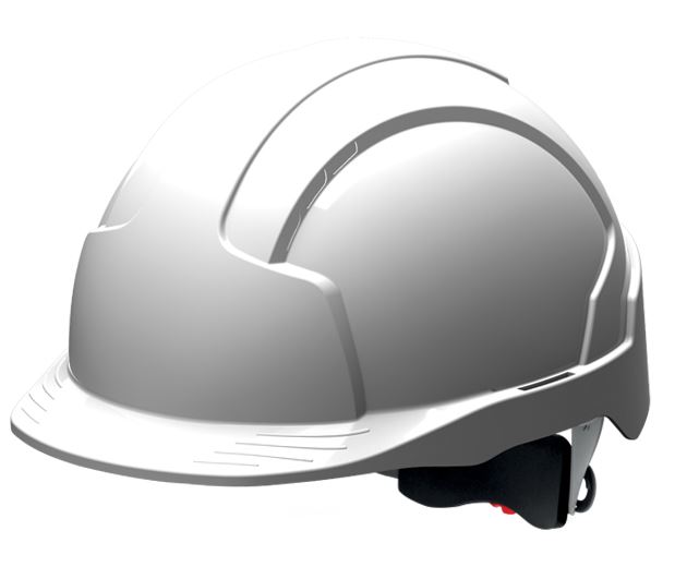 Öryggishjálmur EvoLite m/ hjóli Hvítur