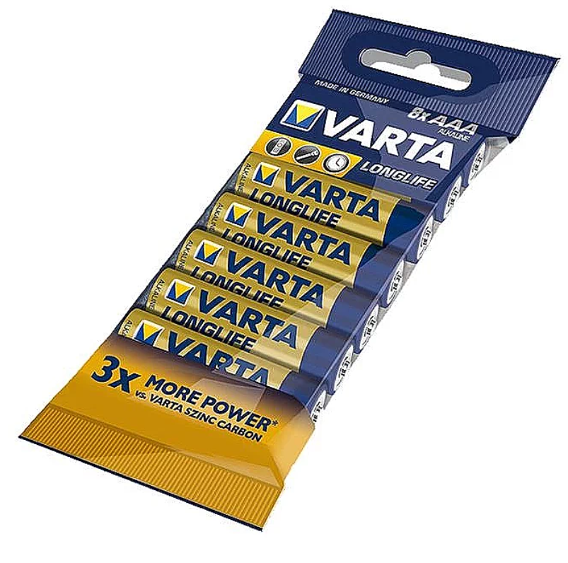 Rafhlöður AAA 8 stk í pk.