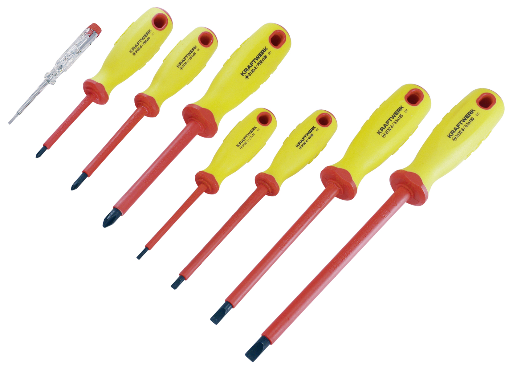 Skrúfjárnasett 1000V 8 stk