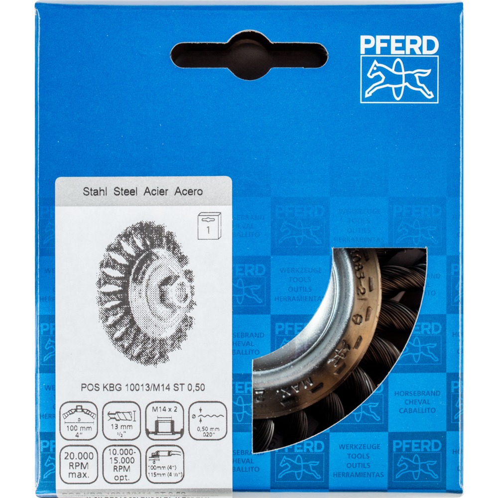 Keiluvírskífa 100mm M14 sn.