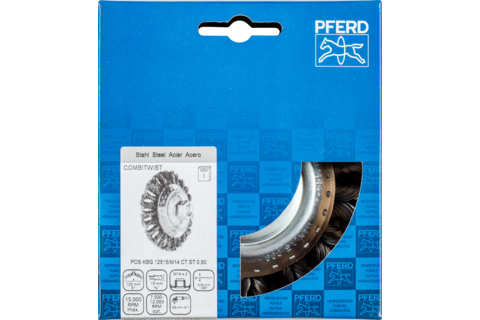 Keiluvírskífa 125mm M14 sn.