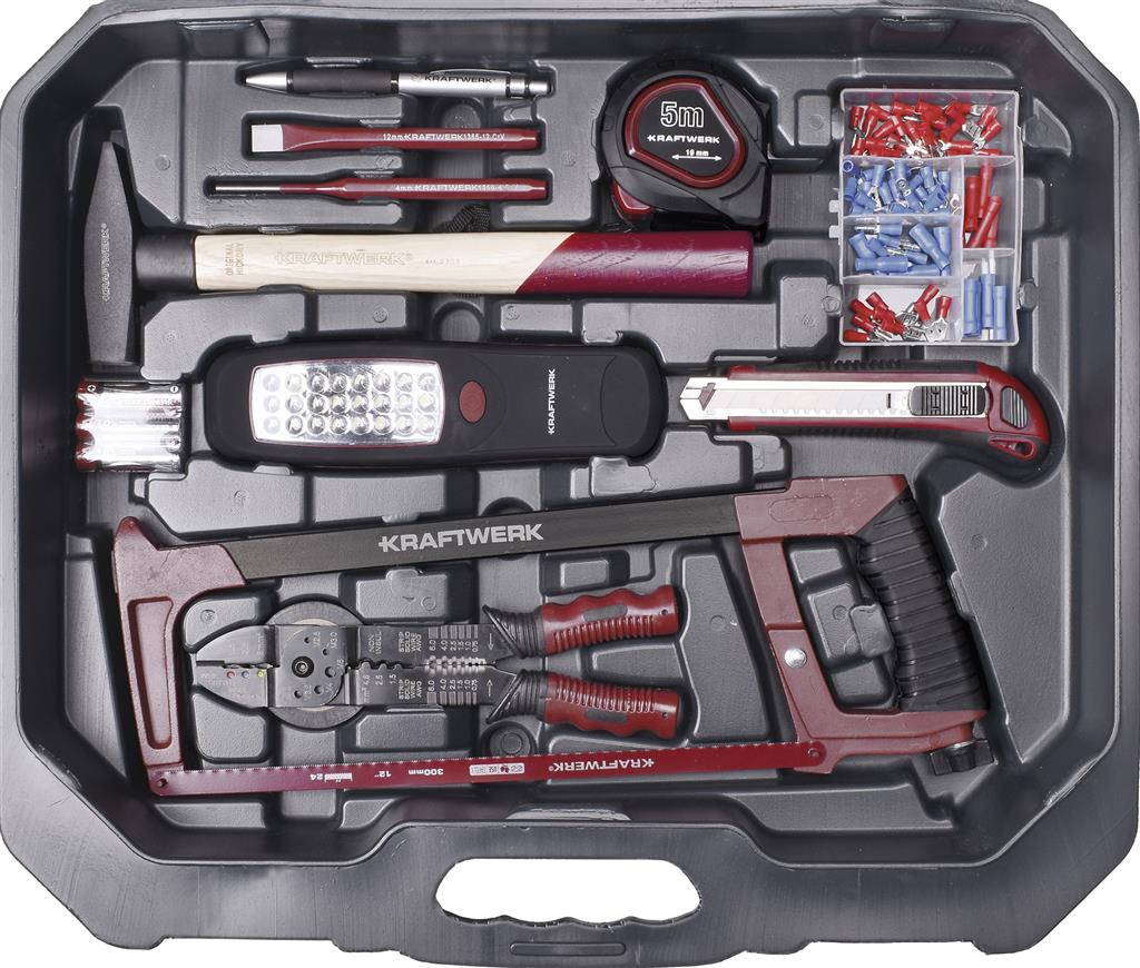 Verkfærasett 1/4 og 1/2 sett. 266 stk