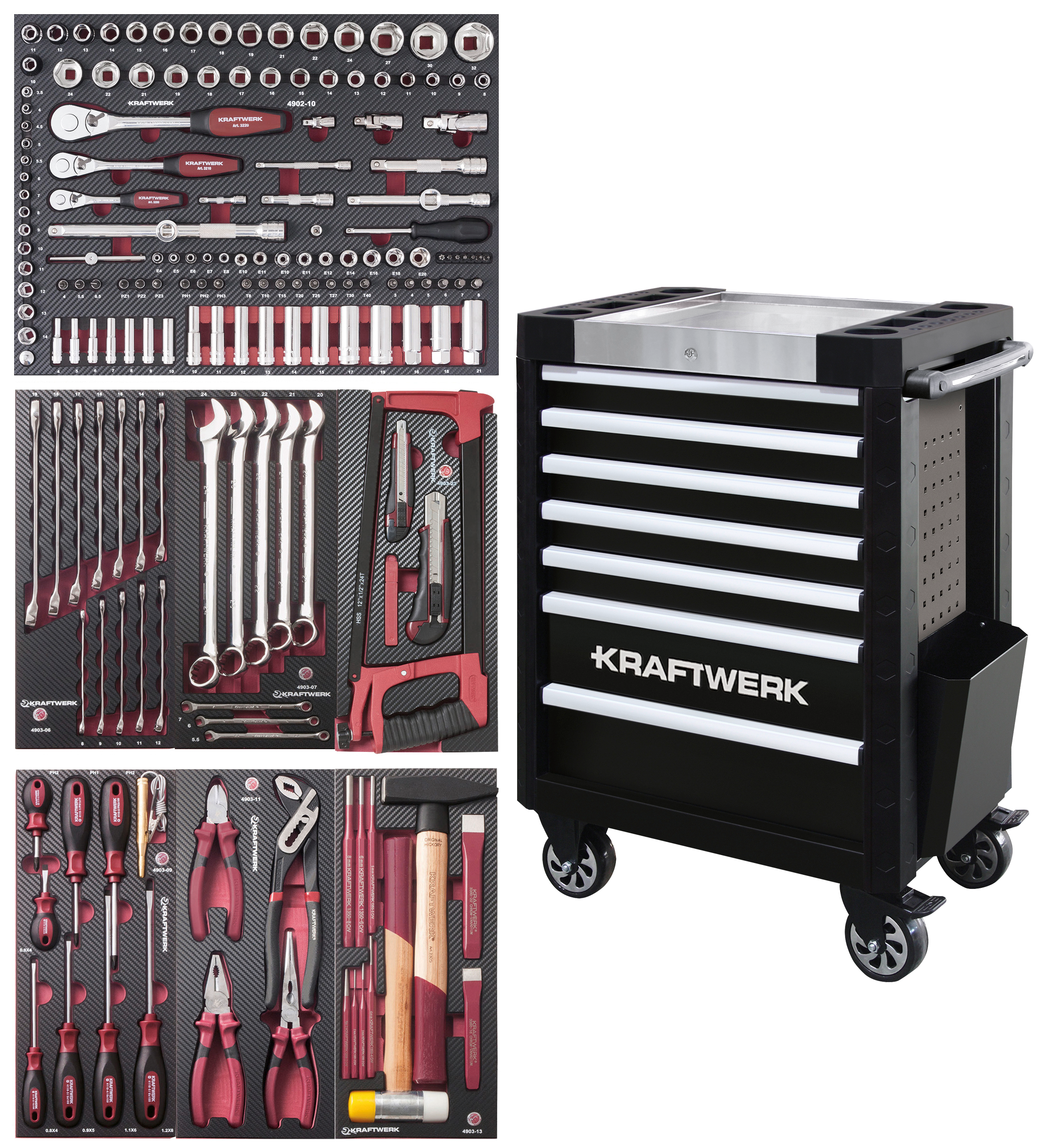 Verkfæravagn 188 stk