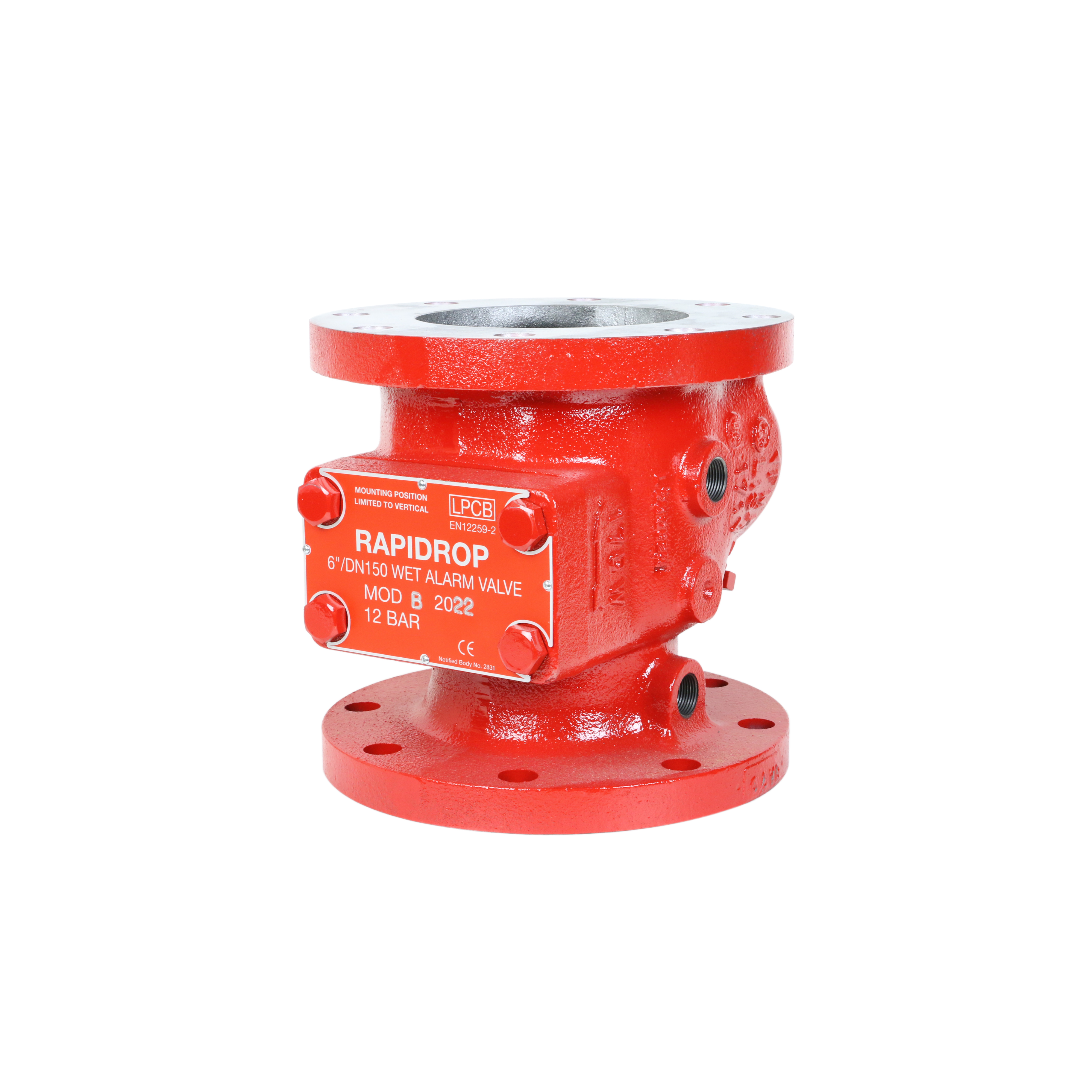 IFI Varðl 6" Model B PN16 flangsaður FM trim