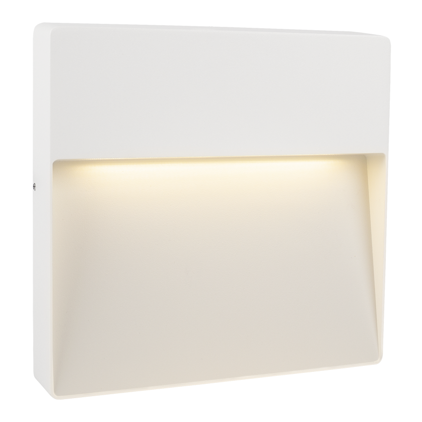 HOFFLIGHTS ATHENS 9 HVÍTT KASSI   9W 740lm 830 215x215mm IP54 UTANÁL