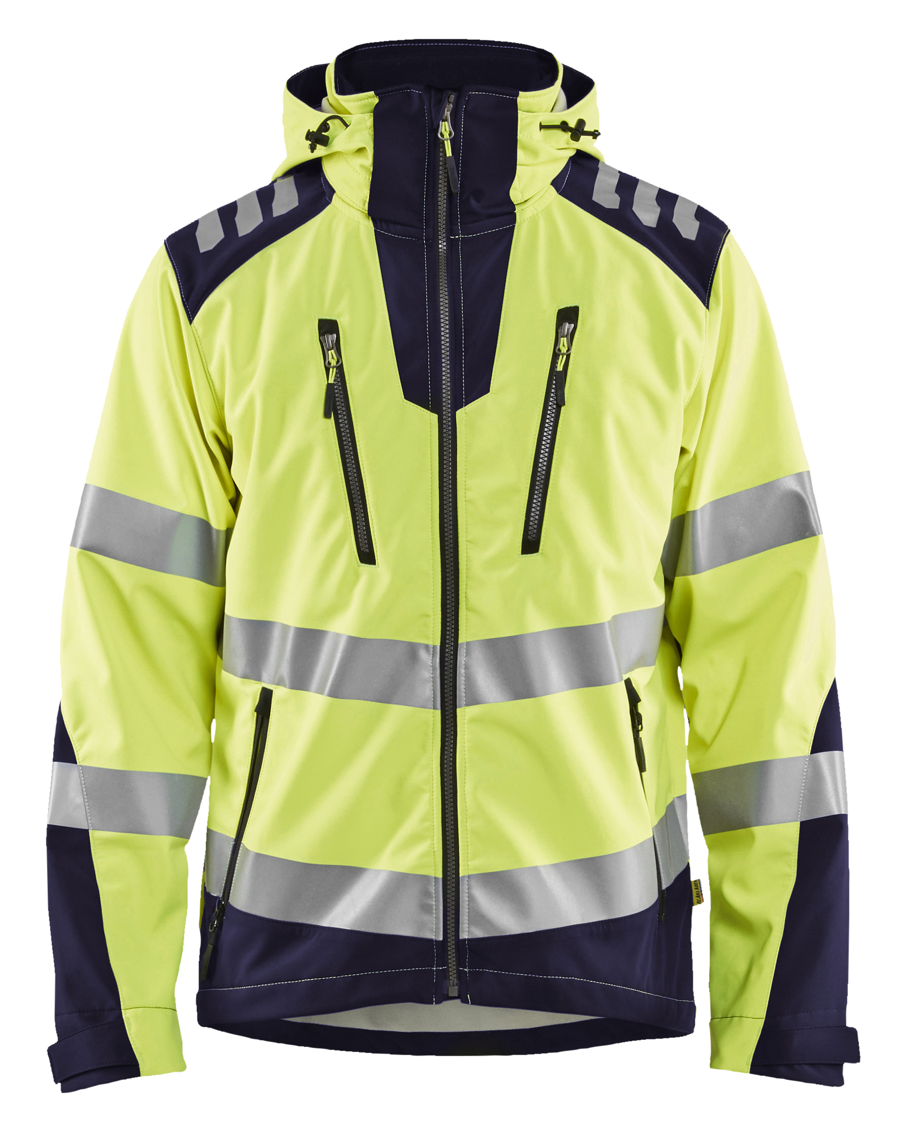 Softshell m/hettu gul/sv XL