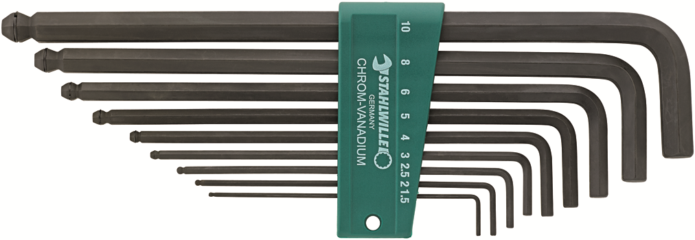 Sexkantasett 1,5-10mm m.kúlu